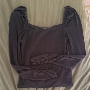 Something Navy Long Sleeve Women's Top